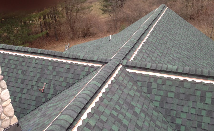 Add Metal Strips at the Ridge Line