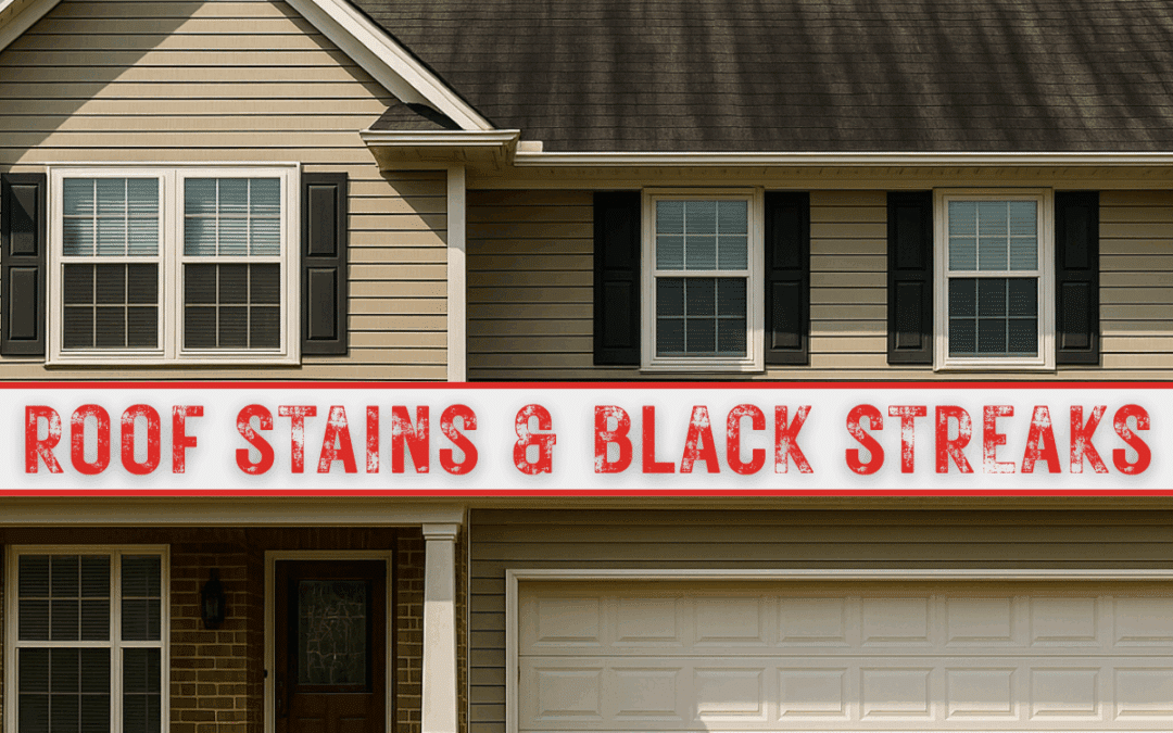Roof Stains and Black Streaks: Cosmetic Issue or Bigger Problem