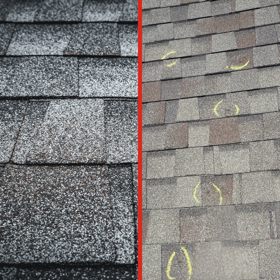 granules from shingles