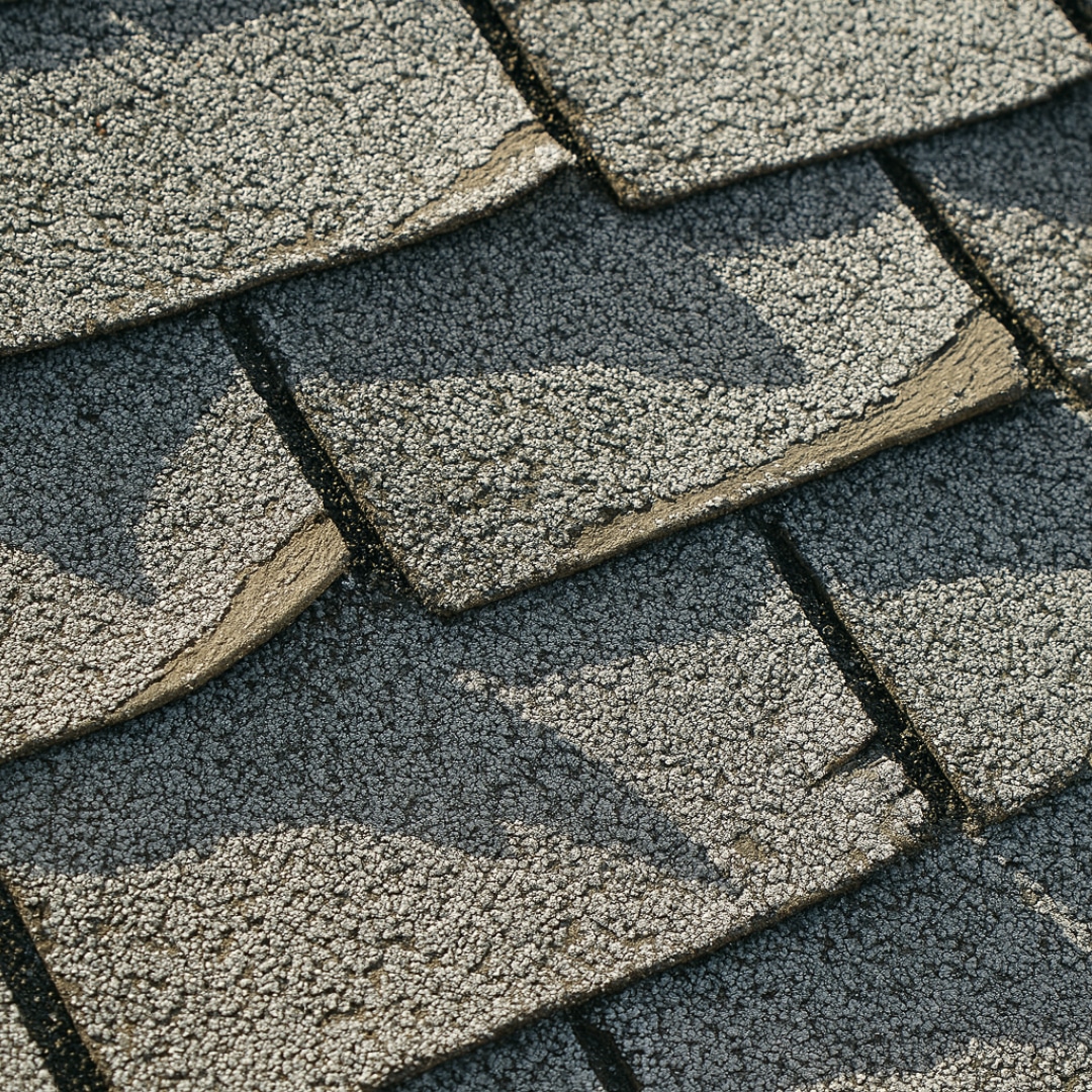 Curled Roof Shingles