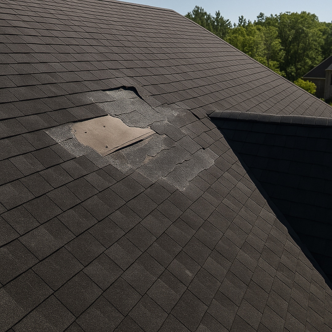 Poor roof installation causing premature failure