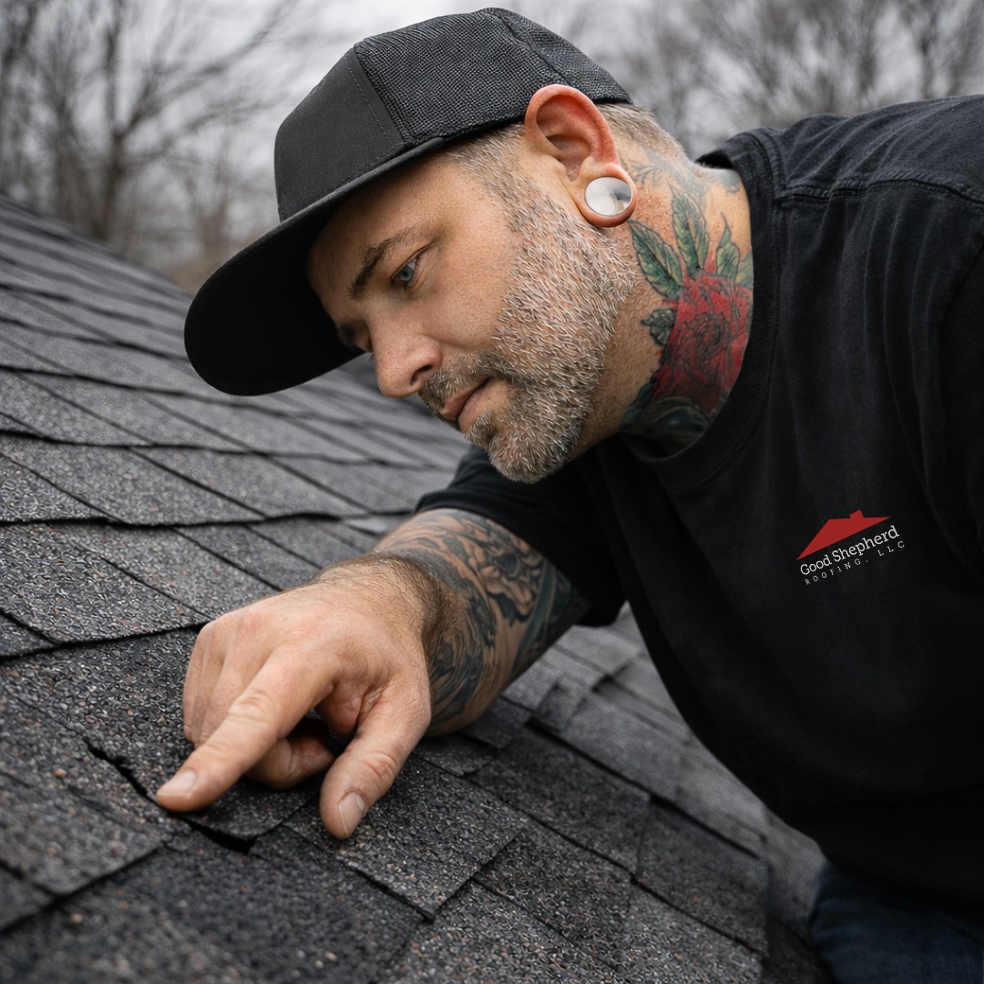 Good Shepherd Commercial Roofing – Roof Inspection in Progress