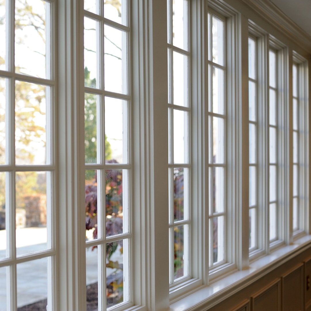 Interior Double Hung Window Installation Natural Light Alpharetta