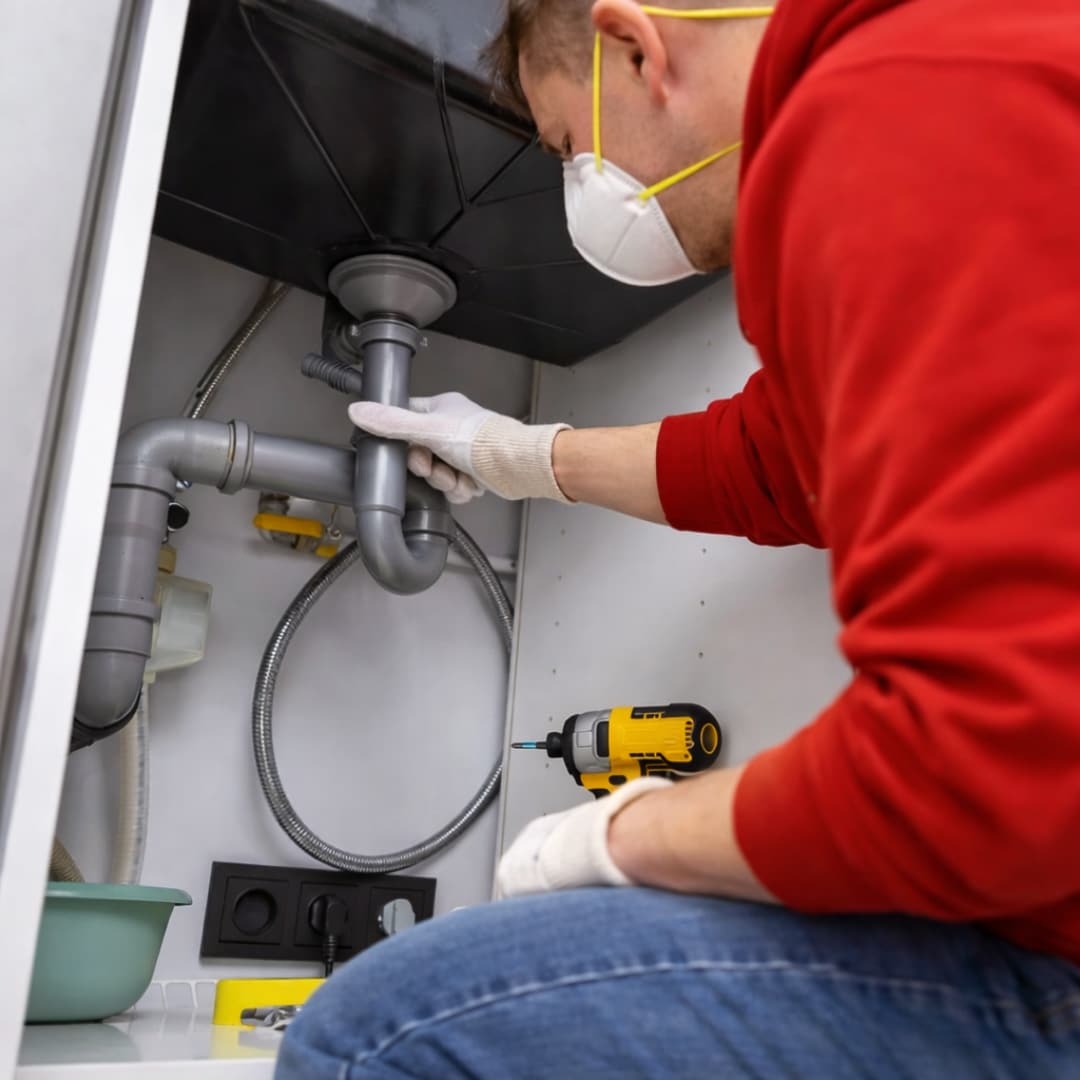 Under Sink Plumbing Installation Alpharetta GA