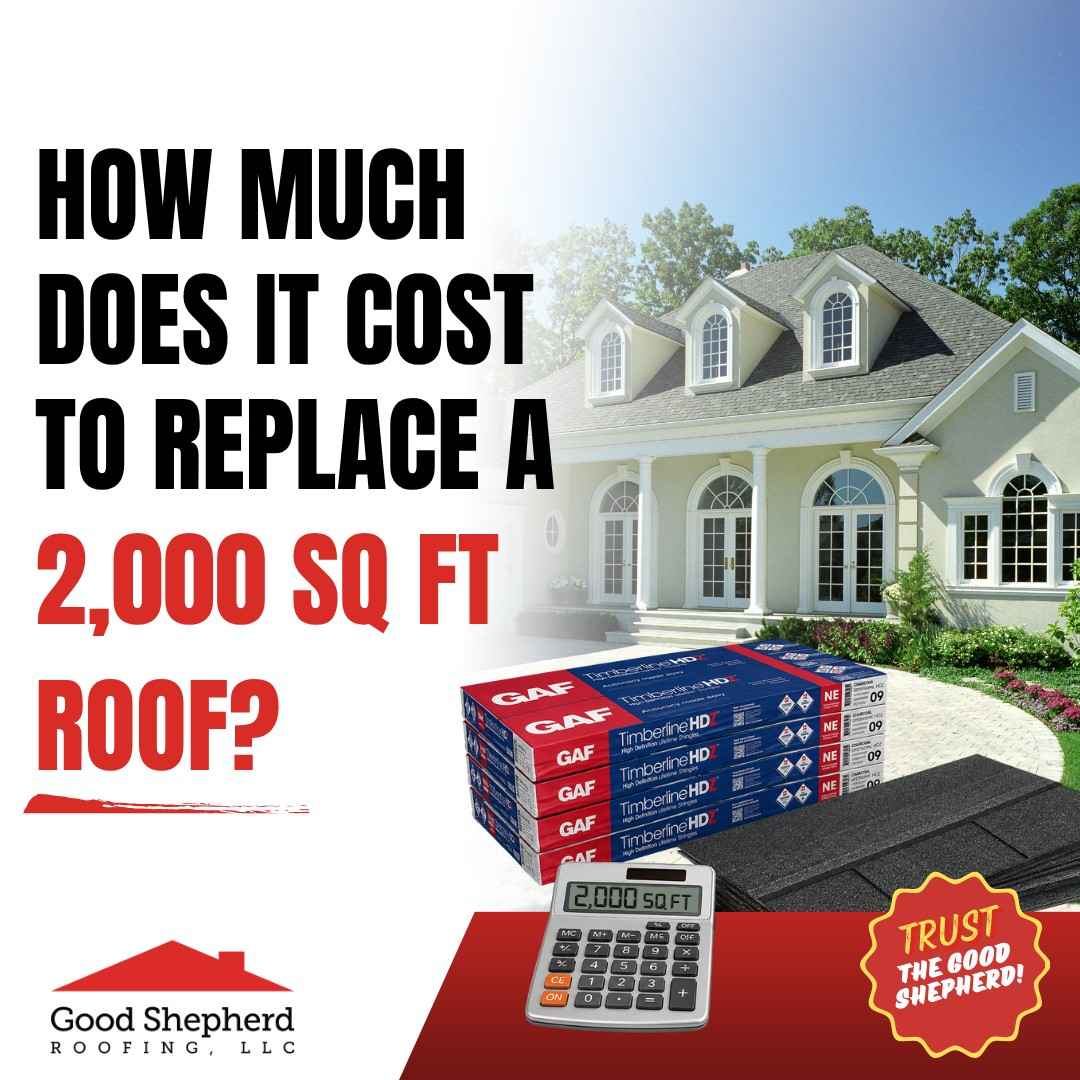 How Much Does It Cost to Replace a 2,000 Sq Ft Roof?