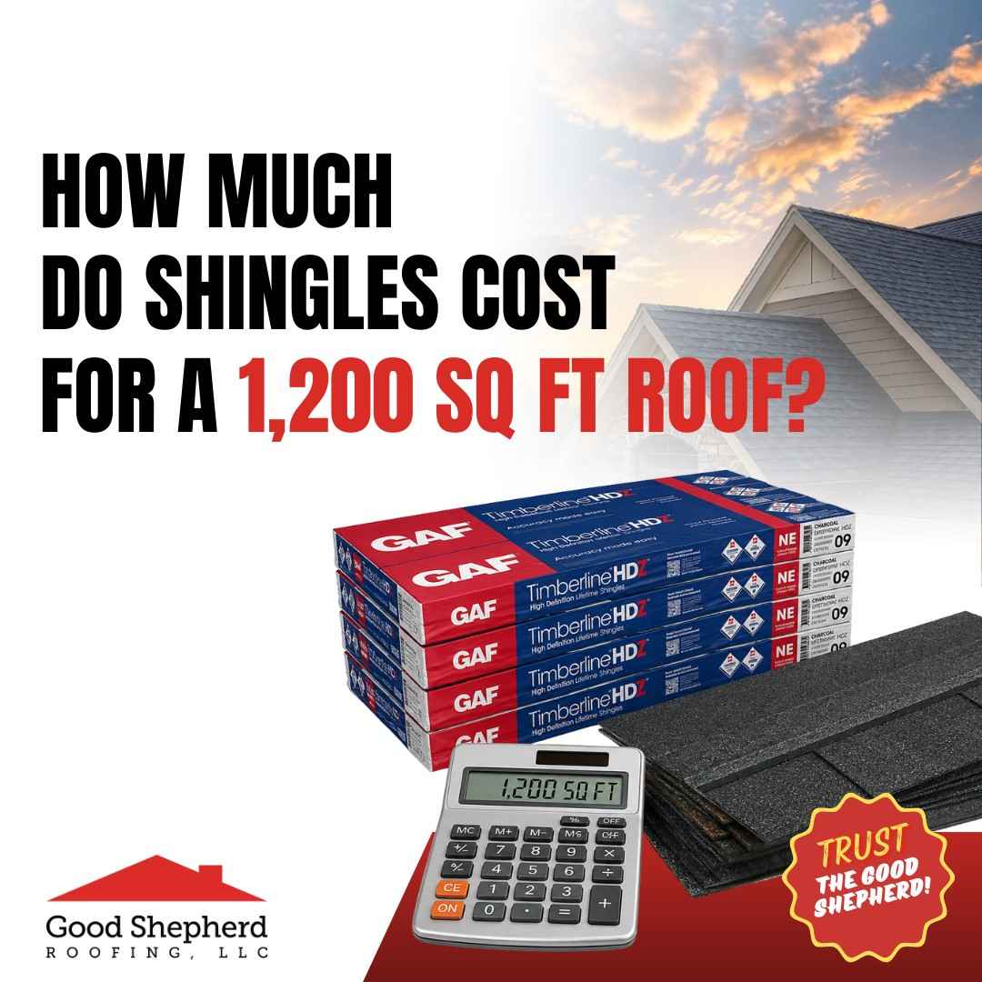 How Much Do Shingles Cost for a 1,200 Sq Ft Roof?
