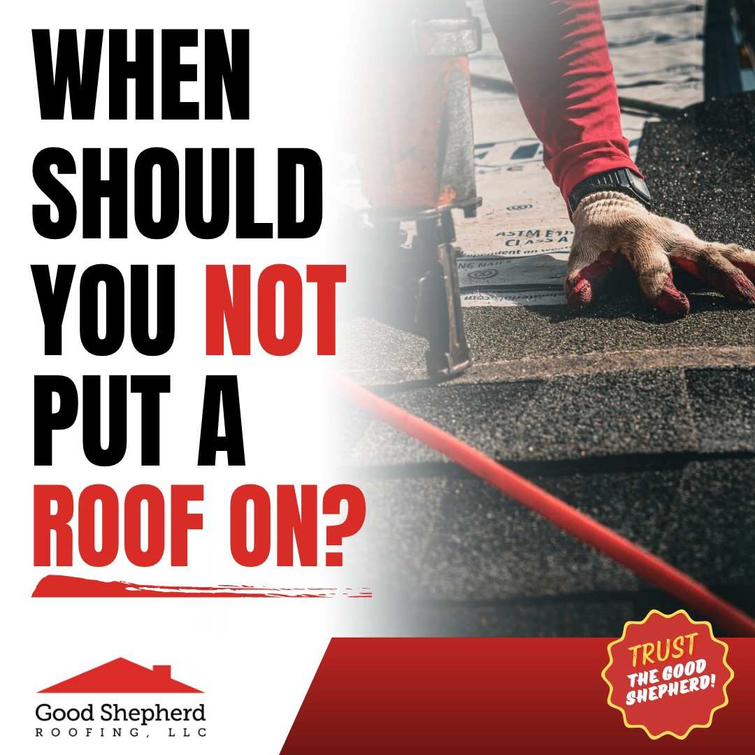 When Should You Not Put a Roof On?